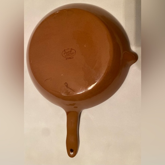 Stangl Pottery 'Magnolia' Open Skillet Mid Century Modern - Picture 8 of 8